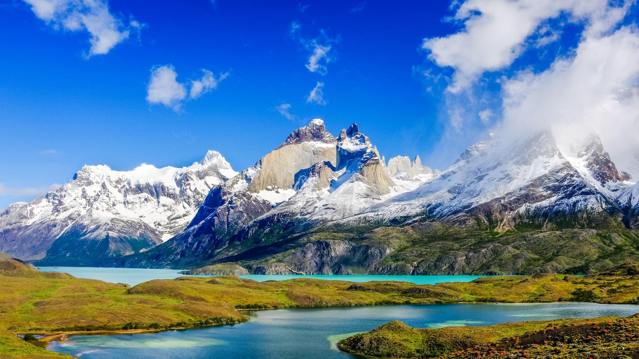 Montagne e paesaggio selvaggio della Patagonia